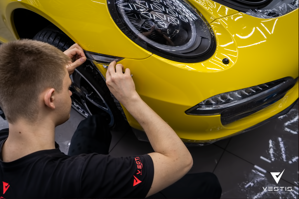 Porsche 911 - Полная оклейка пленкой Können Kristall и керамика Können Graphen