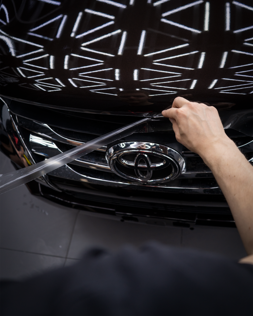 Toyota Fortuner - Частичная защита кузова антигравийной пленкой, полировка и нанесение керамики Können Graphen