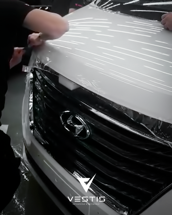Hyundai H1 - защита кузова и лобовго стекла антигравийной пленкой