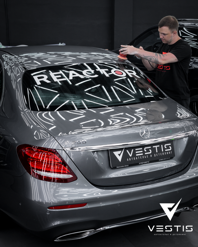 Mercedes Benz E Class - Восстановительная полировка и нанесение керамики на ЛКП